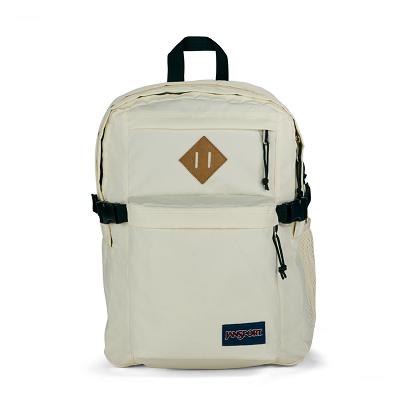 Beige JanSport Main Campus Laptop Backpacks | MY_JS259
