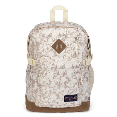 Beige JanSport SUEDE CAMPUS School Backpacks | MY_JS318