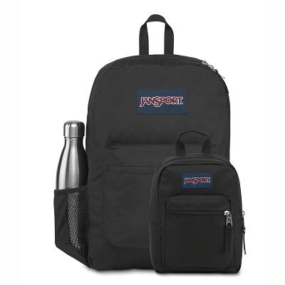 Black JanSport CROSS TOWN + BIG BREAK School Backpacks | MY_JS272