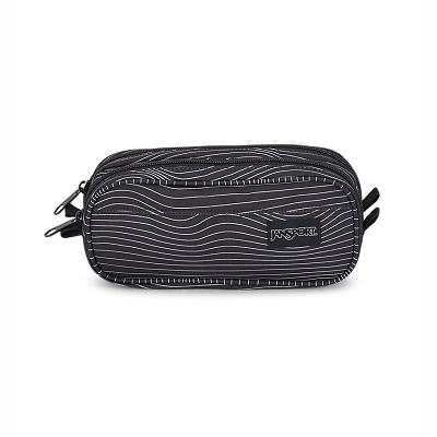 Black JanSport Large Accessory Pouch Pencil Cases | MY_JS479
