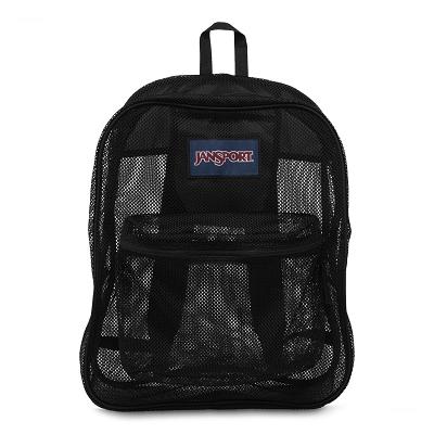 Black JanSport Mesh Pack School Backpacks | MY_JS525
