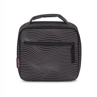 Black / White JanSport LUNCH BREAK Lunch Bags | MY_JS347