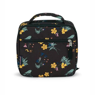 Black / Yellow JanSport LUNCH BREAK Lunch Bags | MY_JS191