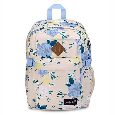 Blue / Yellow JanSport Main Campus School Backpacks | MY_JS298