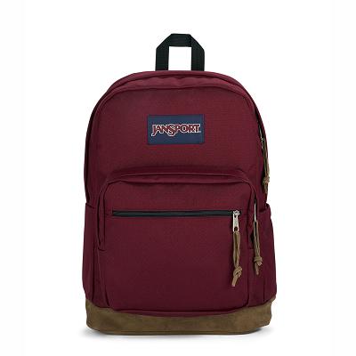 Burgundy JanSport Right Pack Laptop Backpacks | MY_JS584