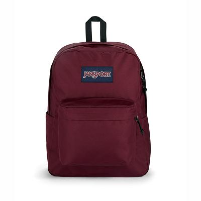 Burgundy JanSport SuperBreak® Plus Laptop Backpacks | MY_JS209