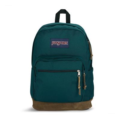 Deep Green JanSport Right Pack School Backpacks | MY_JS550