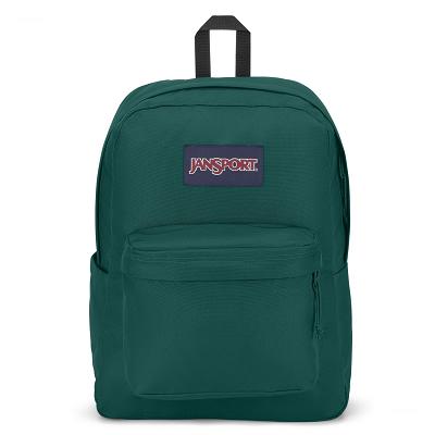 Deep Green JanSport SuperBreak® Plus School Backpacks | MY_JS519