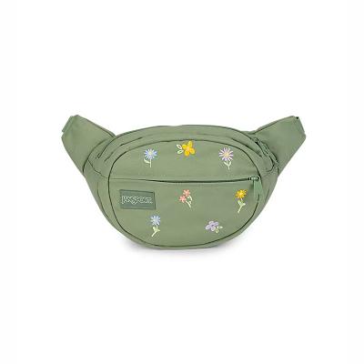 Green JanSport Fifth Avenue Fanny Packs | MY_JS158