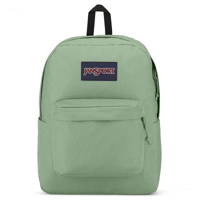 Green JanSport SuperBreak® Plus Laptop Backpacks | MY_JS460