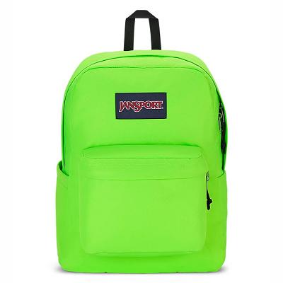 Green JanSport SuperBreak® Plus School Backpacks | MY_JS571