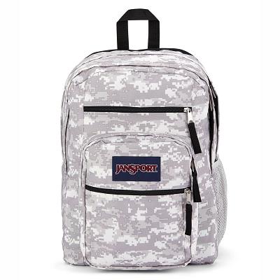 Grey / Camo JanSport BIG STUDENT Laptop Backpacks | MY_JS088