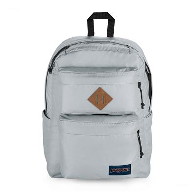 Grey JanSport Double Break Laptop Backpacks | MY_JS451