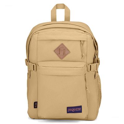 Khaki JanSport Main Campus FX School Backpacks | MY_JS025