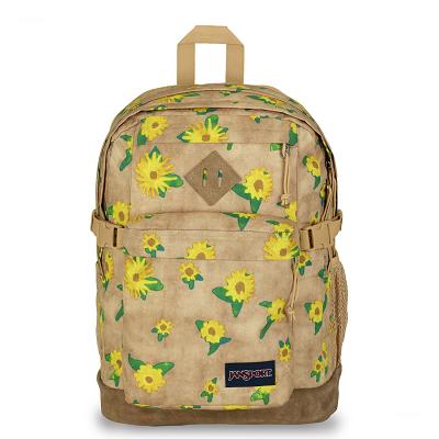 Khaki JanSport SUEDE CAMPUS School Backpacks | MY_JS21B