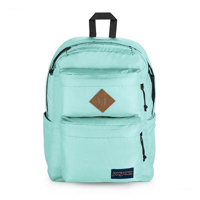 Light Blue JanSport Double Break School Backpacks | MY_JS126