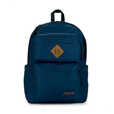 Navy JanSport Double Break School Backpacks | MY_JS255