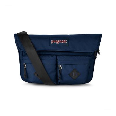 Navy JanSport Larimer Crossbody Bags | MY_JS23B