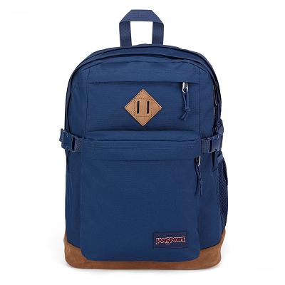Navy JanSport SUEDE CAMPUS School Backpacks | MY_JS510
