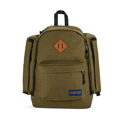 Olive JanSport Field Pack School Backpacks | MY_JS246