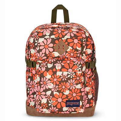 Orange JanSport SUEDE CAMPUS School Backpacks | MY_JS554
