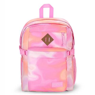 Pink JanSport Main Campus School Backpacks | MY_JS583