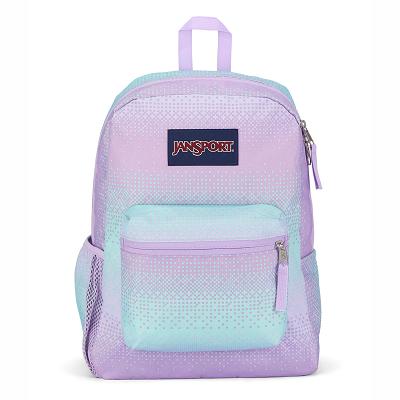 Purple / Green JanSport CROSS TOWN School Backpacks | MY_JS145