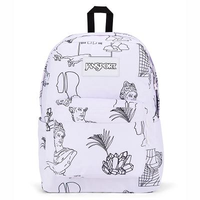 White JanSport SuperBreak® School Backpacks | MY_JS291