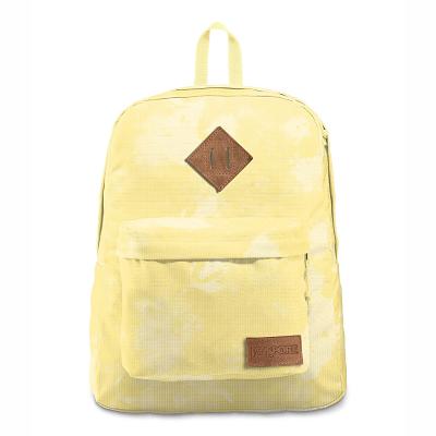 Yellow JanSport SUPERBREAK PLUS FX Laptop Backpacks | MY_JS073