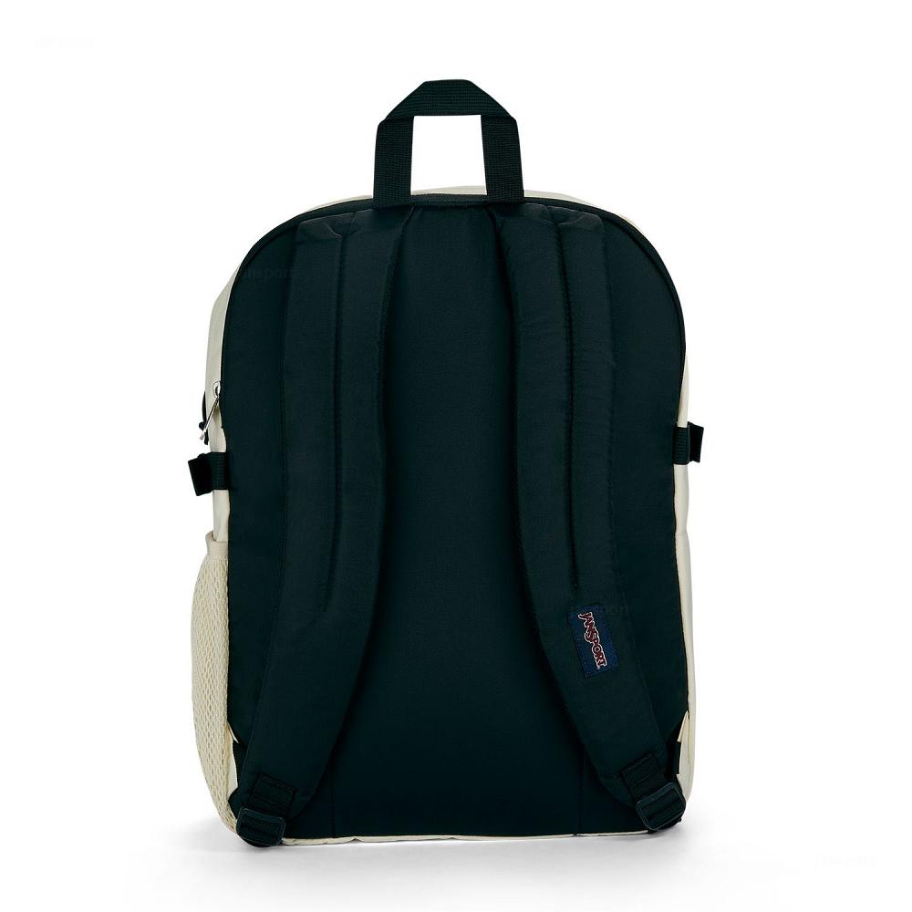 Beige JanSport Main Campus Laptop Backpacks | MY_JS259