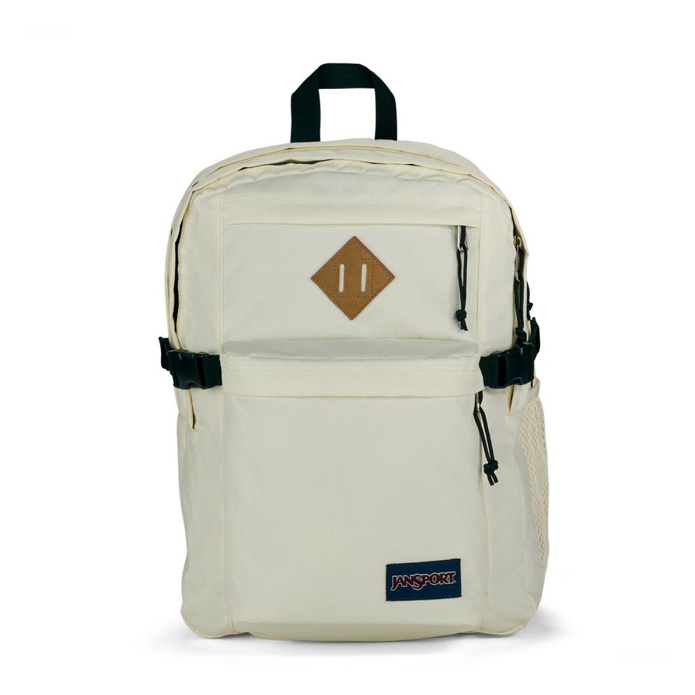 Beige JanSport Main Campus Laptop Backpacks | MY_JS259