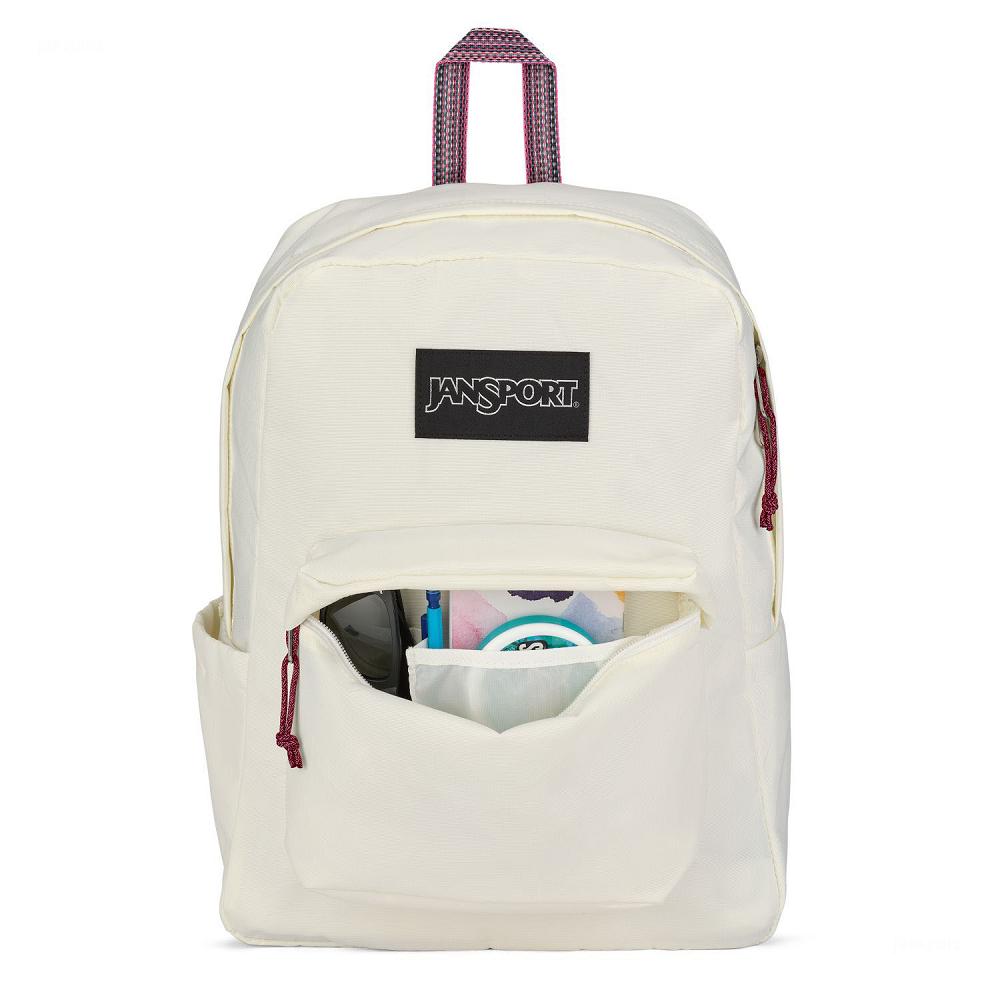 Beige JanSport Restore Pack School Backpacks | MY_JS587