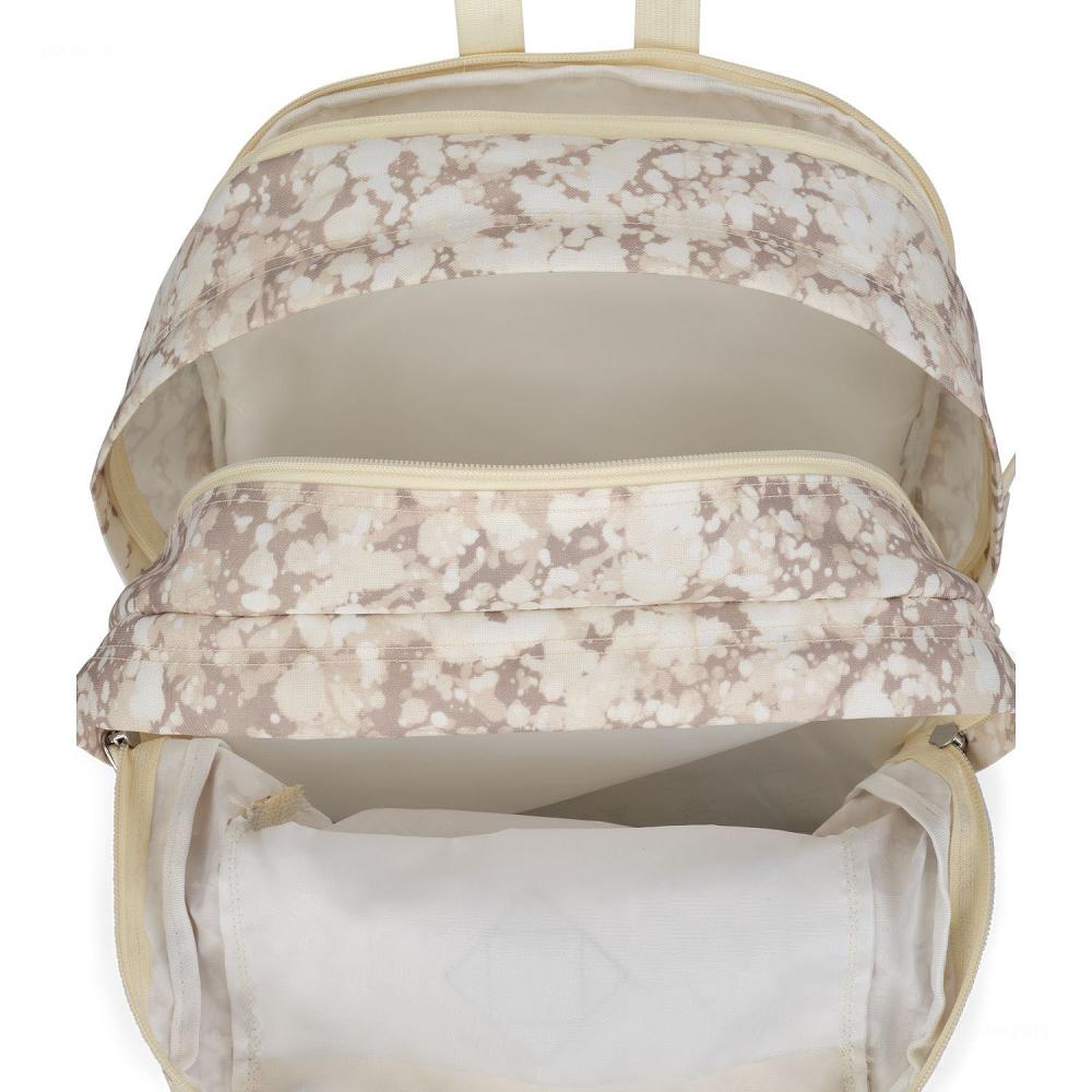Beige JanSport SUEDE CAMPUS Laptop Backpacks | MY_JS014