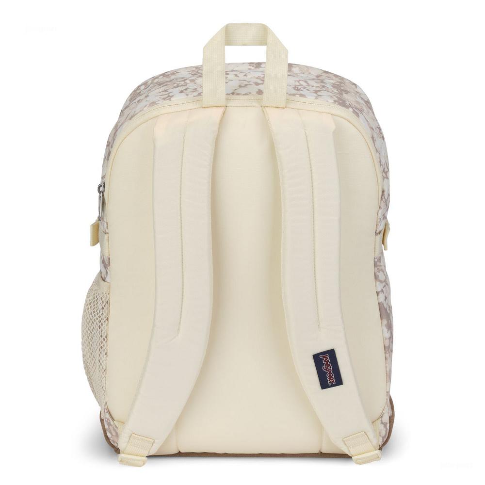Beige JanSport SUEDE CAMPUS School Backpacks | MY_JS318