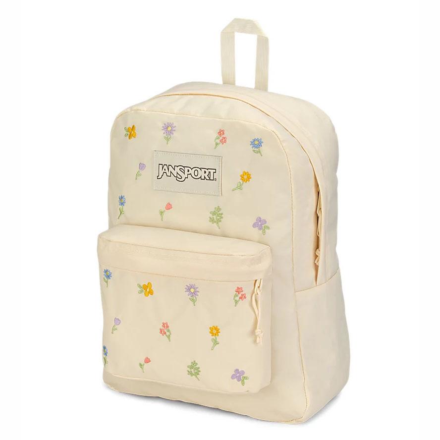 Beige JanSport SuperBreak® Plus Laptop Backpacks | MY_JS023