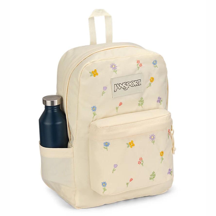 Beige JanSport SuperBreak® Plus Laptop Backpacks | MY_JS023