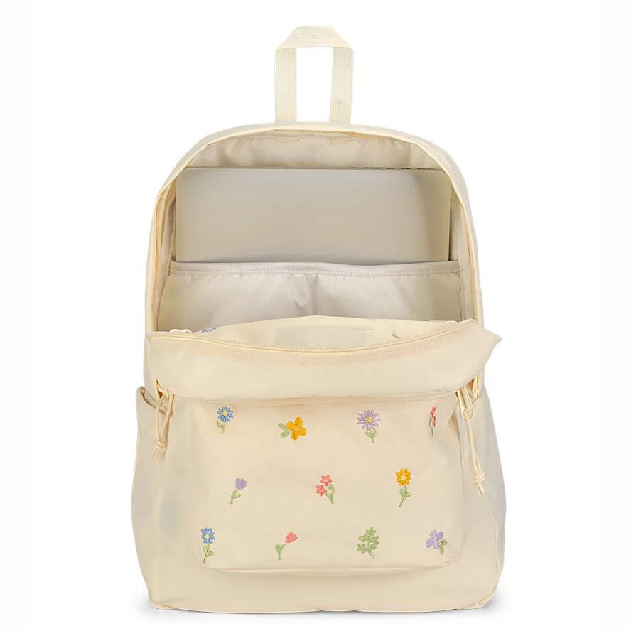 Beige JanSport SuperBreak® Plus Laptop Backpacks | MY_JS023