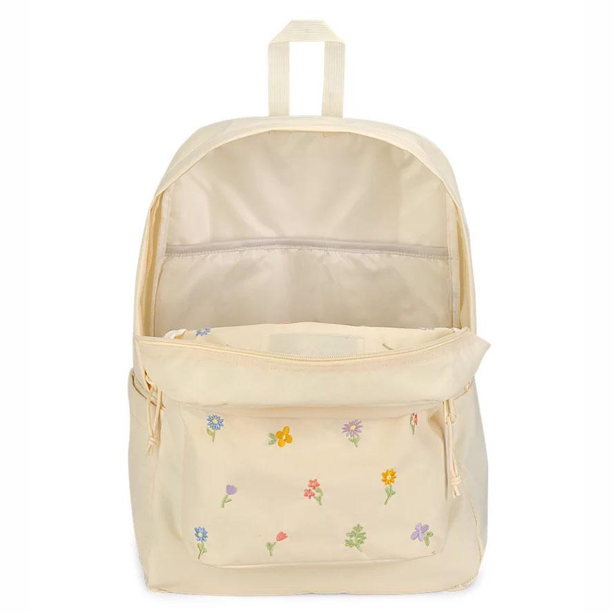 Beige JanSport SuperBreak® Plus Laptop Backpacks | MY_JS023