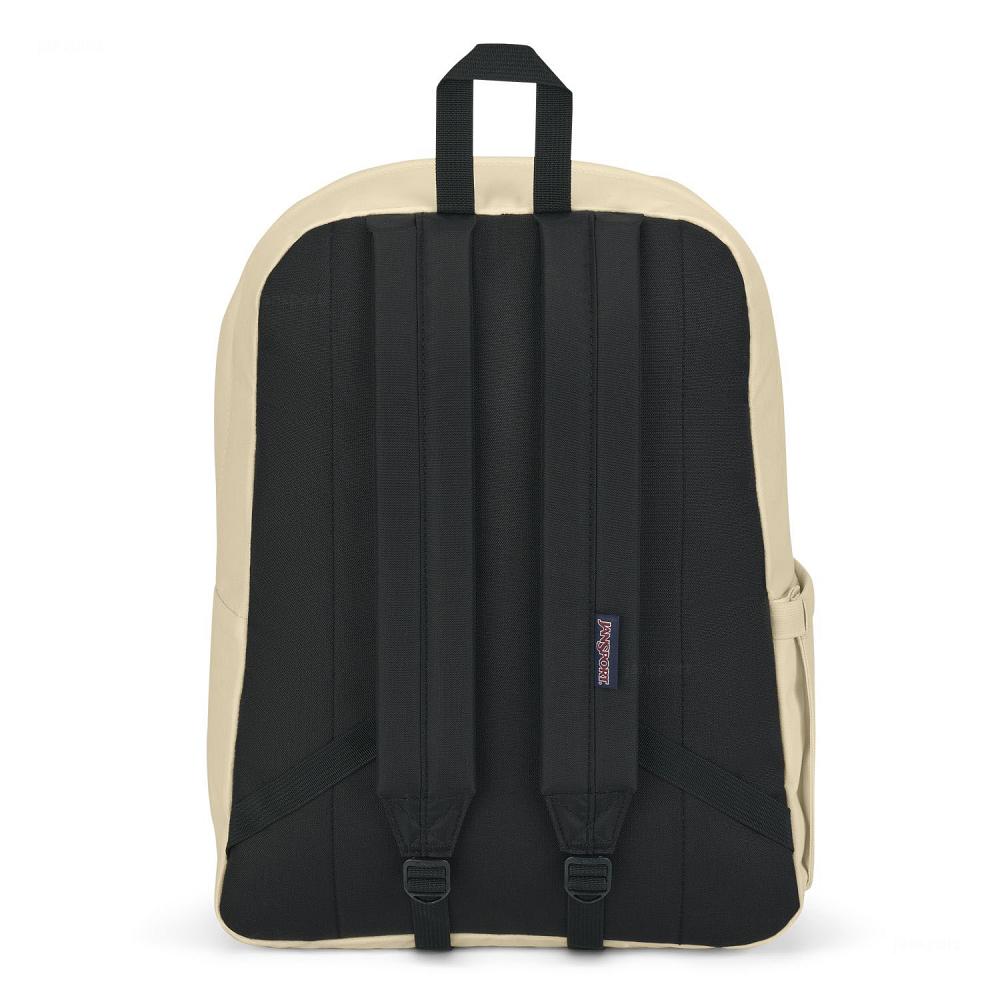 Beige JanSport SuperBreak® Plus Laptop Backpacks | MY_JS533