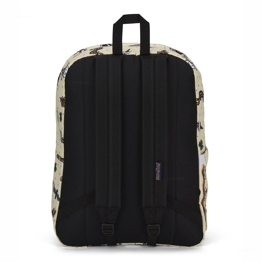 Beige JanSport SuperBreak® Plus School Backpacks | MY_JS117