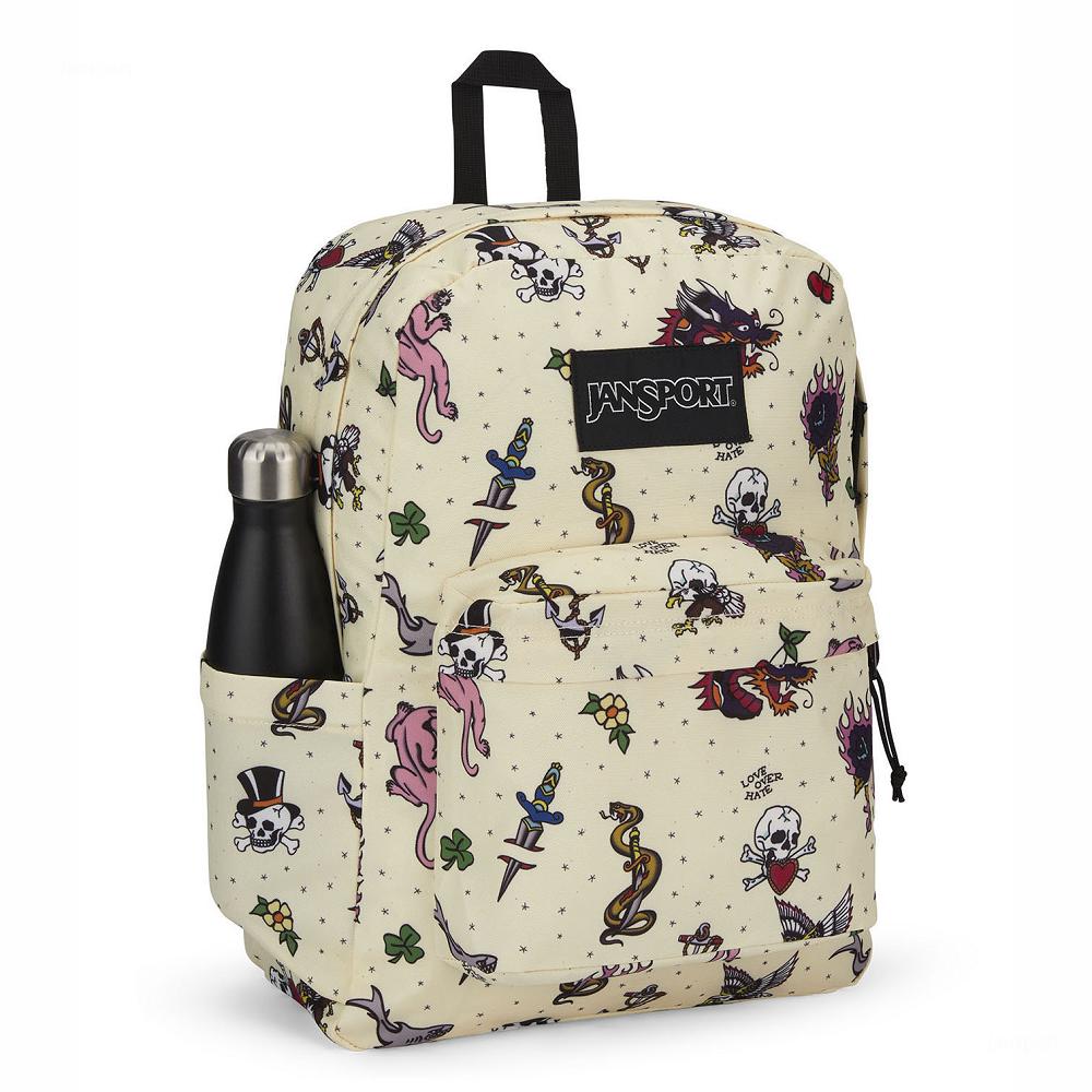 Beige JanSport SuperBreak® Plus School Backpacks | MY_JS117