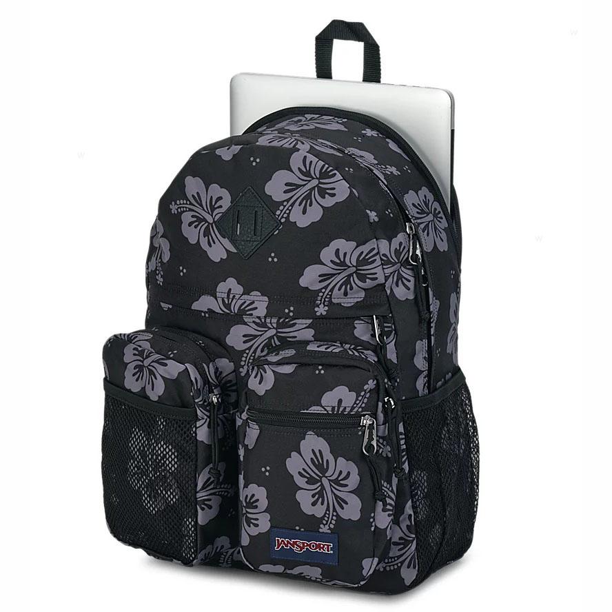 Black / Grey JanSport GRANBY Laptop Backpacks | MY_JS578