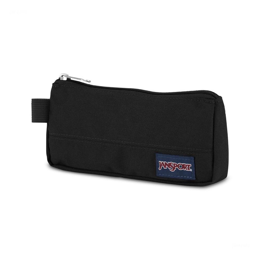 Black JanSport Basic Accessory Pouch Pencil Cases | MY_JS365