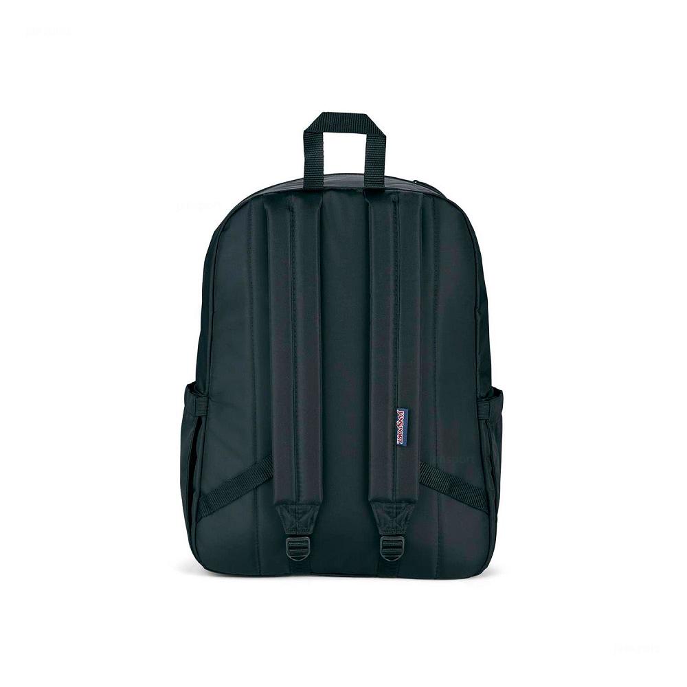Black JanSport Double Break Laptop Backpacks | MY_JS207