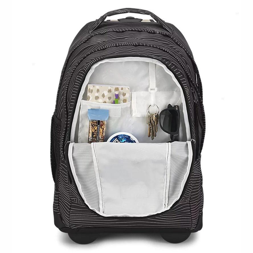 Black JanSport Driver 8 Rolling Backpacks | MY_JS581