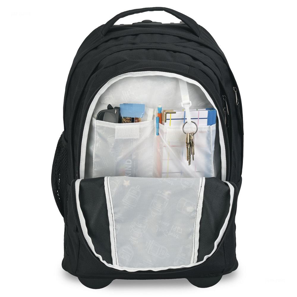 Black JanSport Driver 8 Rolling Work Backpacks | MY_JS113