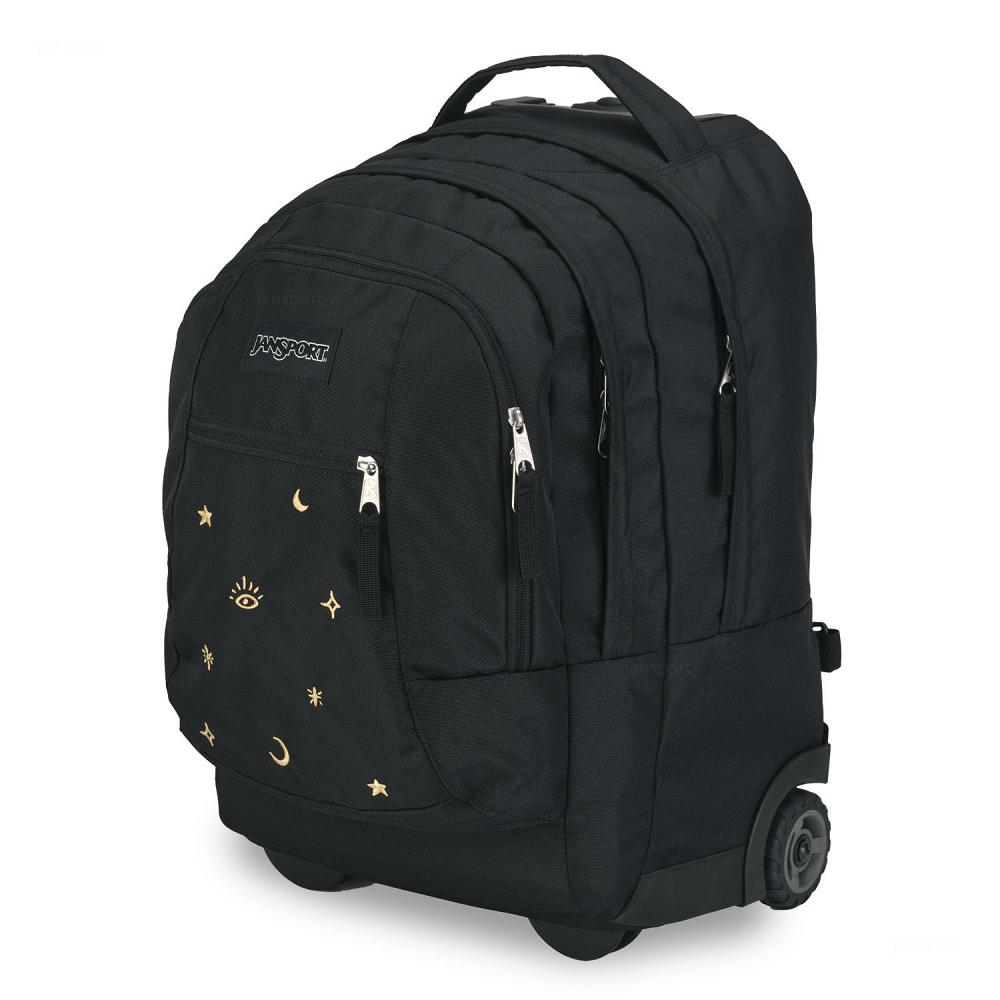 Black JanSport Driver 8 Rolling Work Backpacks | MY_JS113