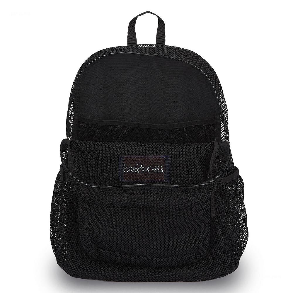 Black JanSport ECO MESH PACK Laptop Backpacks | MY_JS204