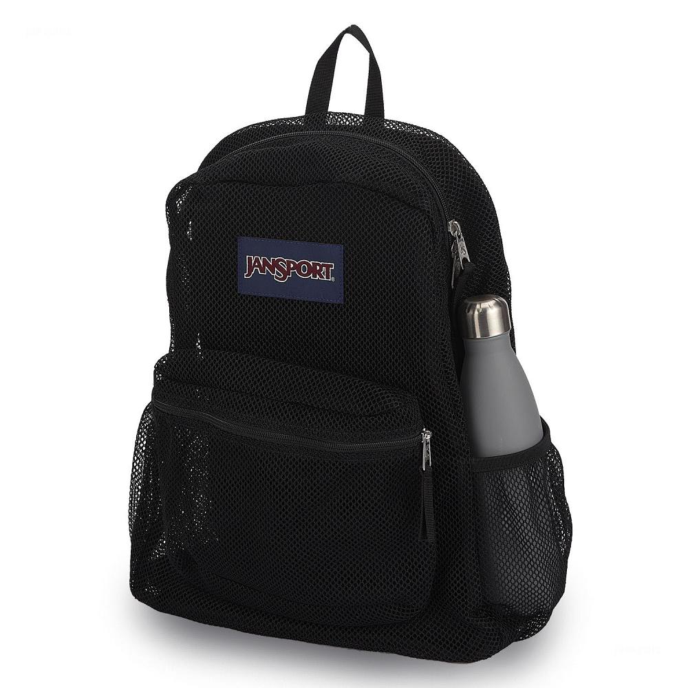 Black JanSport ECO MESH PACK School Backpacks | MY_JS595