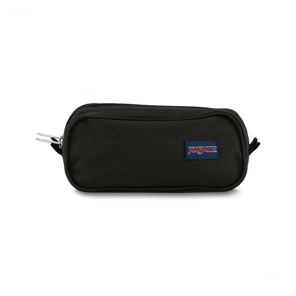 Black JanSport Large Accessory Pouch Pencil Cases | MY_JS168